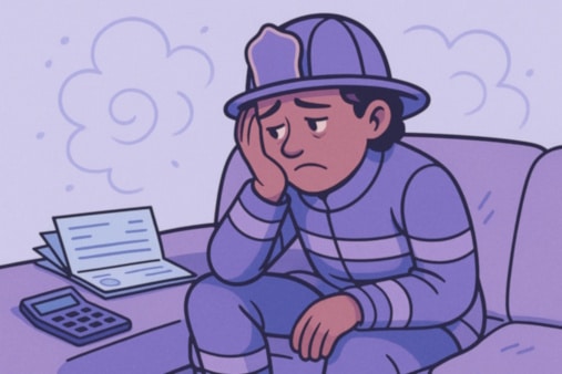 Illustration representing The Avoider financial behavior