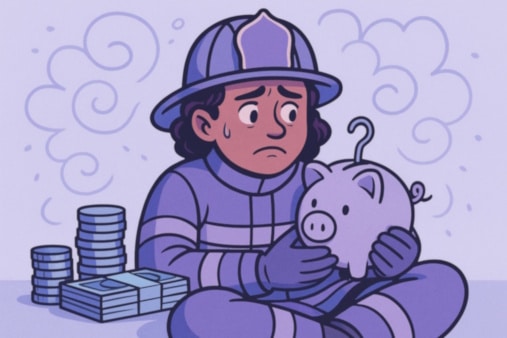 Illustration representing The Hoarder financial behavior