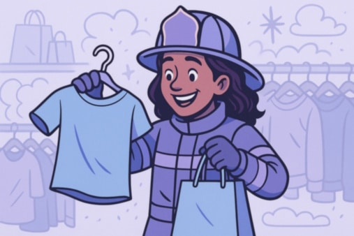 Illustration representing The Spender financial behavior